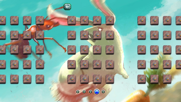 Игра Bunny Jewel Match Adventure, скриншот