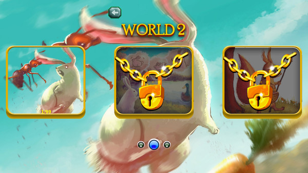 Игра Bunny Jewel Match Adventure, скриншот