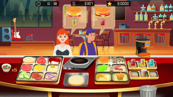 Игра Burger Restaurant Simulator, скриншот