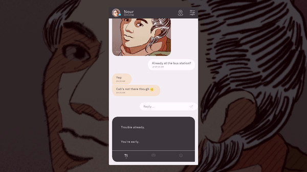 Игра Bury Me, My Love, скриншот