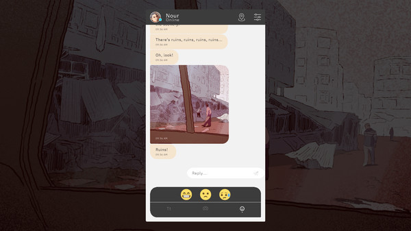 Игра Bury Me, My Love, скриншот