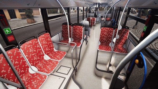 Игра Bus Simulator 18 - MAN Interior Pack 1, скриншот