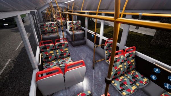 Игра Bus Simulator 18 - Mercedes-Benz Interior Pack 1, скриншот