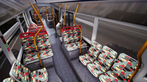 Игра Bus Simulator 18 - Mercedes-Benz Interior Pack 1, скриншот