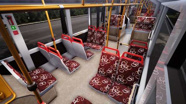 Игра Bus Simulator 18 - Mercedes-Benz Interior Pack 1, скриншот