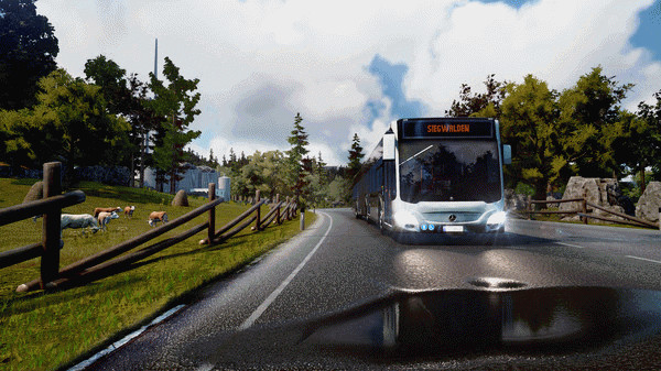 Игра Bus Simulator 18, скриншот