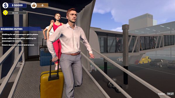 Игра Cabin Crew Life Simulator, скриншот