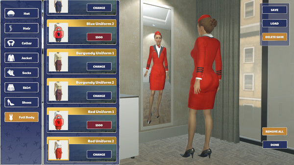 Игра Cabin Crew Life Simulator, скриншот