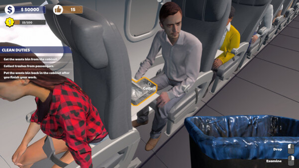 Игра Cabin Crew Life Simulator, скриншот