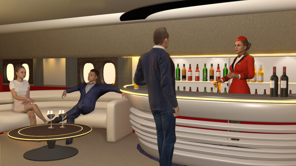 Игра Cabin Crew Life Simulator, скриншот