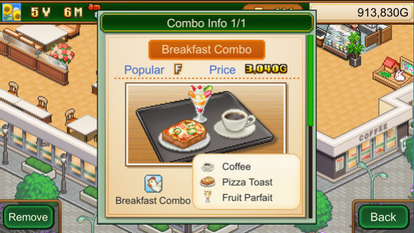 Игра Cafe Master Story, скриншот