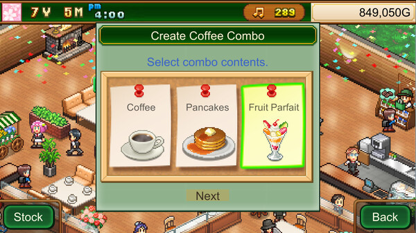 Игра Cafe Master Story, скриншот