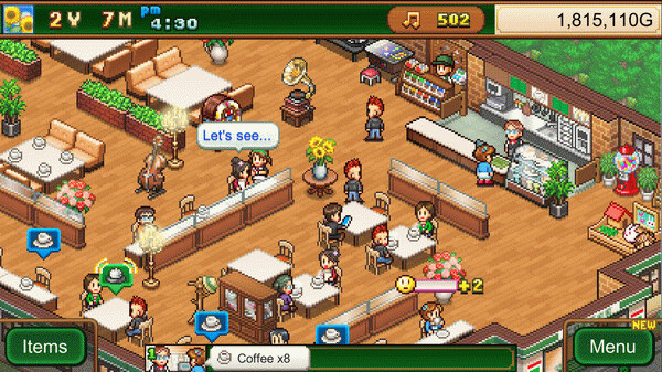 Игра Cafe Master Story, скриншот