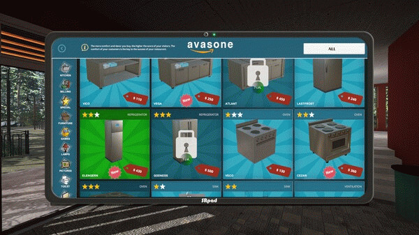 Игра Cafe Owner Simulator, скриншот