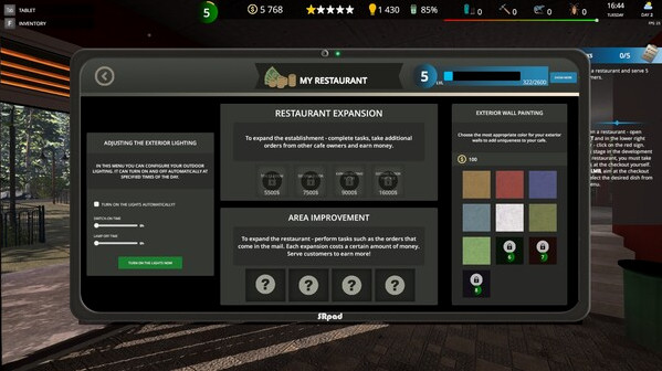 Игра Cafe Owner Simulator, скриншот