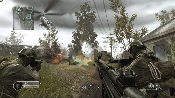 Игра Call of Duty 4: Modern Warfare, скриншот