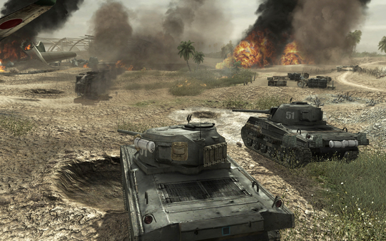 Игра Call of Duty: World at War, скриншот