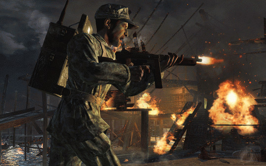 Игра Call of Duty: World at War, скриншот
