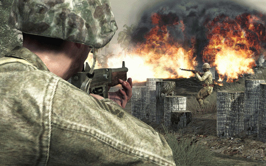 Игра Call of Duty: World at War, скриншот