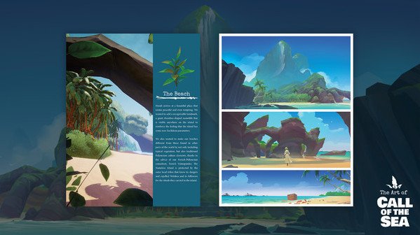 Игра Call of the Sea Art Book, скриншот