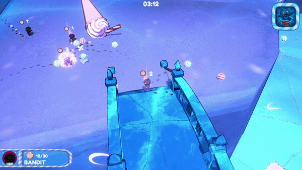 Игра Candy Bandits, скриншот