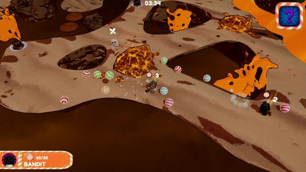 Игра Candy Bandits, скриншот