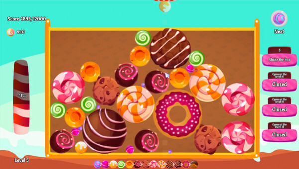 Игра Candy magic, скриншот