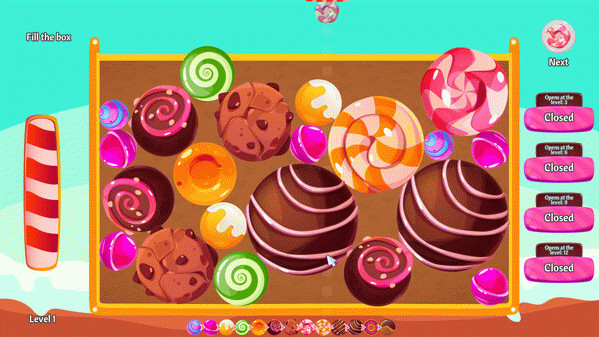 Игра Candy magic, скриншот