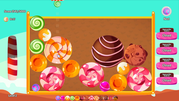 Игра Candy magic, скриншот