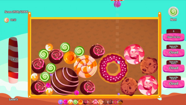 Игра Candy magic, скриншот