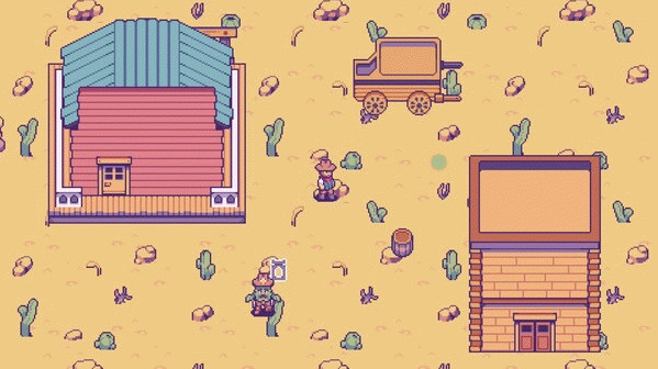 Игра Canyon of Outlaws, скриншот