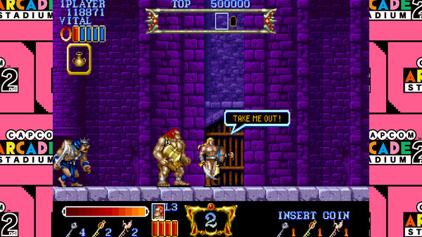 Игра Capcom Arcade 2nd Stadium: A.K.A MAGIC SWORD, скриншот
