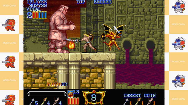 Игра Capcom Arcade 2nd Stadium: A.K.A MAGIC SWORD, скриншот