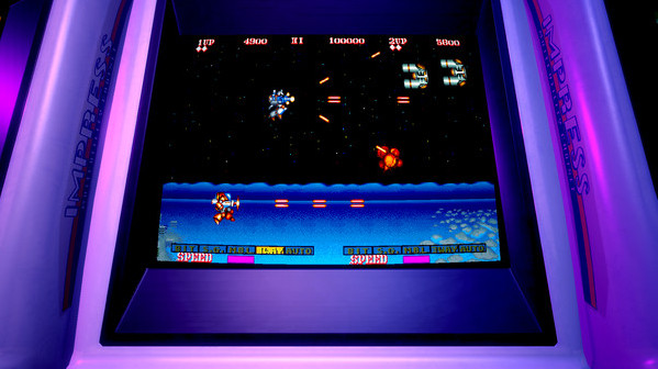 Игра Capcom Arcade 2nd Stadium: HYPER DYNE SIDE ARMS, скриншот