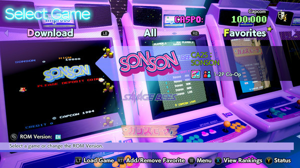 Игра Capcom Arcade 2nd Stadium, скриншот
