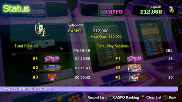 Игра Capcom Arcade 2nd Stadium, скриншот