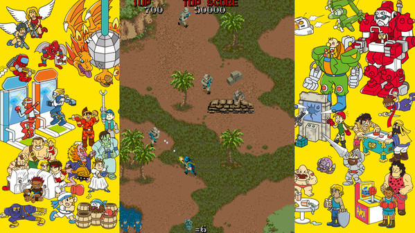 Игра Capcom Arcade Stadium：COMMANDO, скриншот