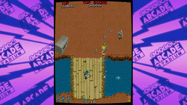 Игра Capcom Arcade Stadium：COMMANDO, скриншот