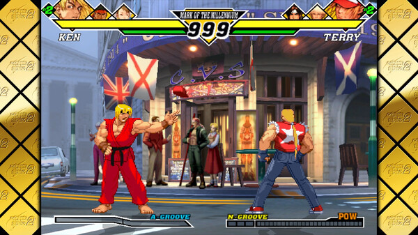 Игра Capcom Fighting Collection 2, скриншот