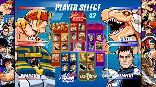 Игра Capcom Fighting Collection 2, скриншот