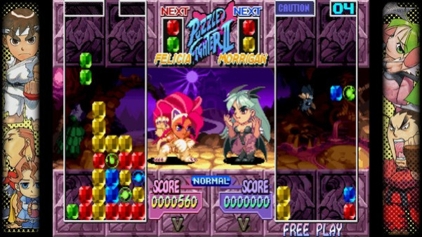 Игра Capcom Fighting Collection, скриншот