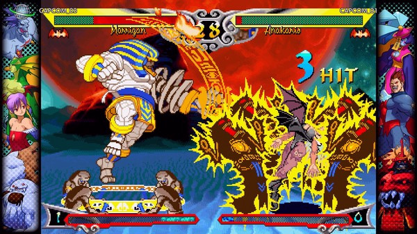 Игра Capcom Fighting Collection, скриншот