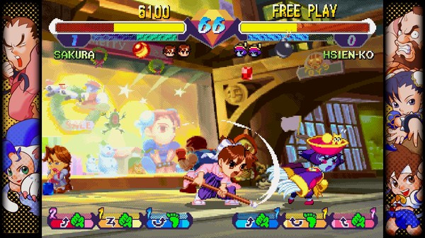 Игра Capcom Fighting Collection, скриншот