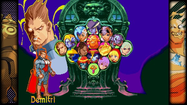 Игра Capcom Fighting Collection, скриншот