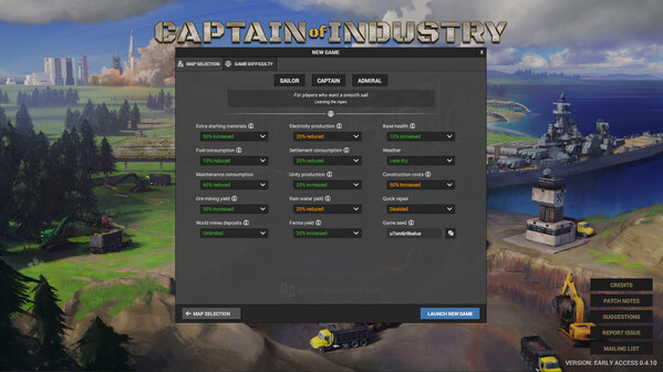 Игра Captain of Industry, скриншот