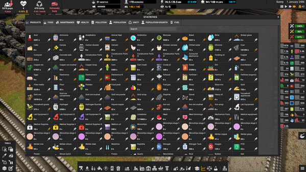 Игра Captain of Industry, скриншот