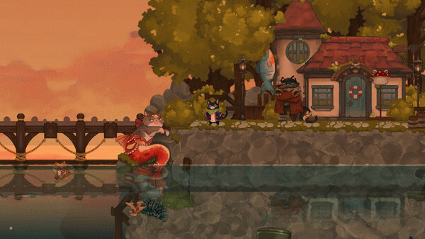 Игра Captain Pawsome, скриншот