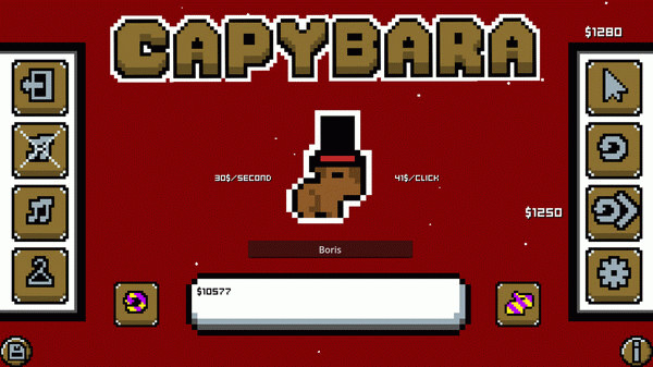 Игра Capybara Achievement Clicker, скриншот