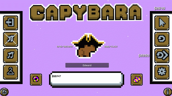 Игра Capybara Achievement Clicker, скриншот