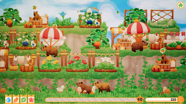 Игра Capybara Spa, скриншот